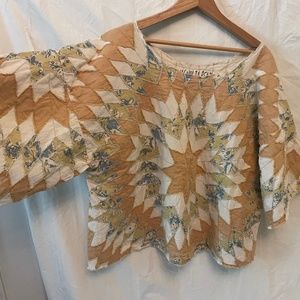 Magnolia Pearl quilted Matilda top